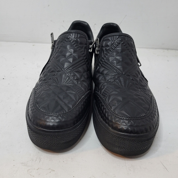 ASH Jig Bis All Black Embossed Slip On Trainer Size 40 - Picture 10 of 11